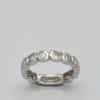 Alliance Oliclya diamants or blanc 18K