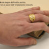 Bague aphrodite en or 18K et diamants naturels inspirée de l'Histoire