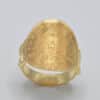 Bague pièce Napoléon 20 fr or