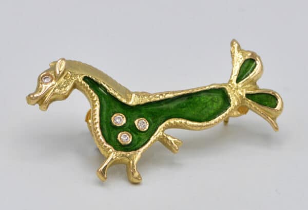 Broche hippocampe