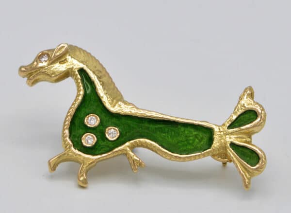 Broche hippocampe