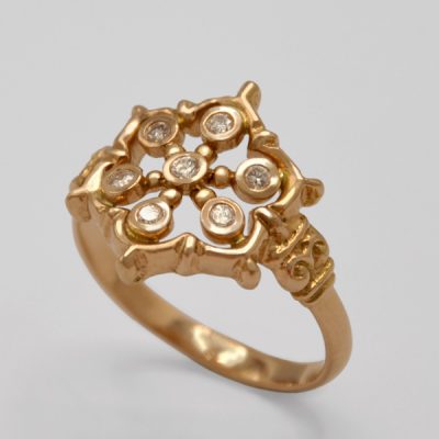 Bague or-rose