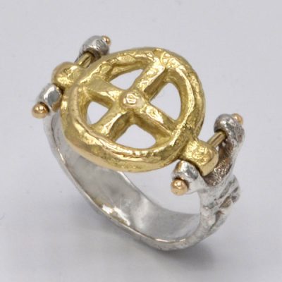 Bague Alceste or et argent