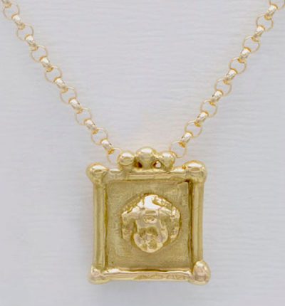 Médaille putto ange