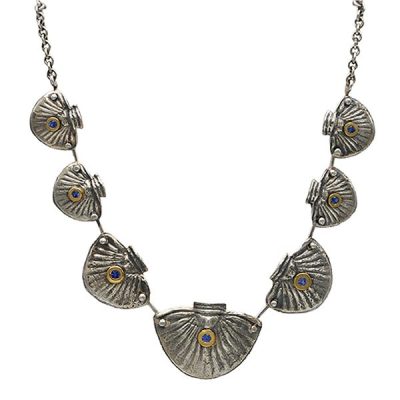 Collier-coquillage-or-argent-saphir-Taillandier-joaillier