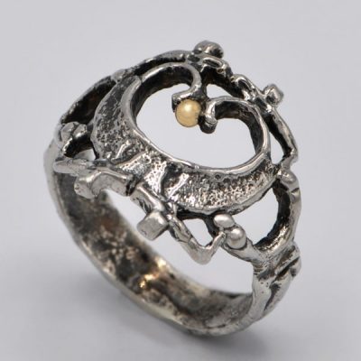 Bague Aetius argent or