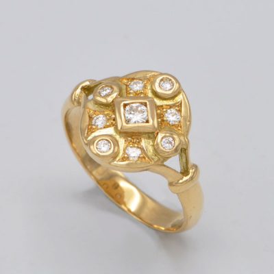 Bague croisée