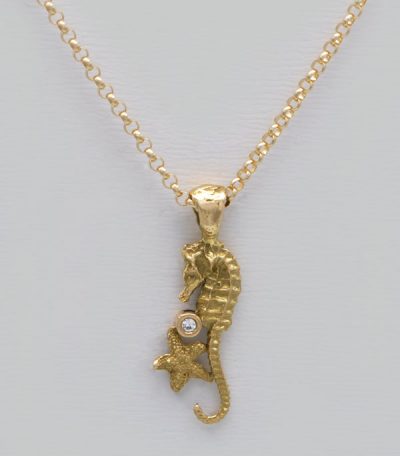 Pendentif hippocampe